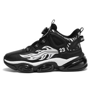 Амортизирующие нескользящие увеличивающие высоту мид-топ повседневные кроссовки men's RENBEN, черный