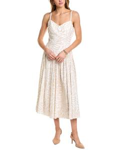 Платье макси Caroline Constas Orella, белый