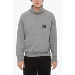 Хлопковая водолазка с надписью ICONIC PIERCING Neil Barrett, Gray