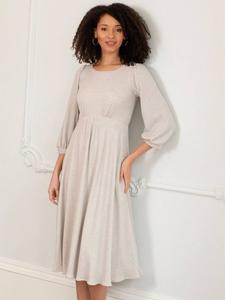 Платье миди Kimber Sparkle вязаное Alie Street, Sparkle Latte