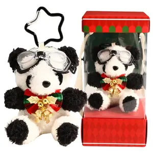 Пилот свитер медвежонок чарм кукла плюш подвеска 11см высота Handsome, Christmas Bear-Bell Style+Box
