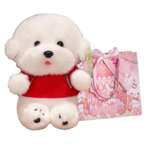 Очаровательная милая плюшевая кукла медвежонок-щенок 35cm/50cm/60cm высота Fat Fat Dragon, красный