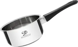 Кастрюля из нержавеющей стали 16 см, 1,5 л, с ручкой, совместима с индукционной плитой MEYERHOFF Meyerhoff