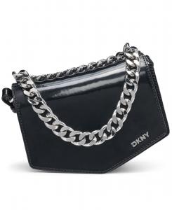 Сумка-кроссбоди Riona Flap Mini DKNY, Black/silver