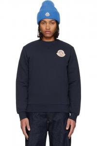 Moncler Темно-Синяя толстовка Archivo Creativo