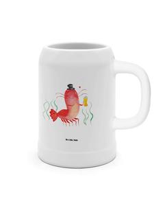 Пивная кружка с омаром, пшеничное пиво без слов, в белом цвете Mr. & Mrs. Panda
