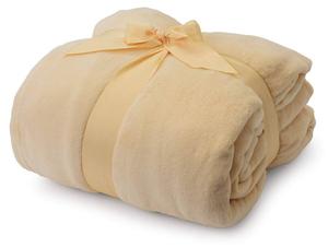 Мягкое одеяло Lumaland TV Ärmel & Fußtasche, бежевый - текстиль - 180 x 1 x 150 см