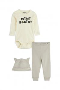 Детский комплект Cats Mini Rodini, бежевый