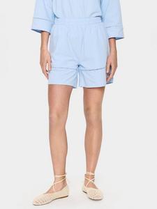 Хлопковые шорты Kalinda с высокой талией Saint Tropez, Chambray Blue