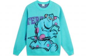 LiNing x Disney Вязаный свитер Мужской Ледяной зеленый, Ледяной фарфоровый зеленый