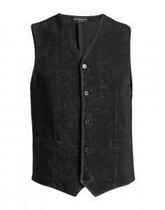 Жилет, сшитый на заказ Emporio Armani, черный