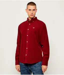 Вельветовая рубашка regular fit Gant, красный