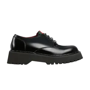 Кроссовки Gucci Wmns Web Lace Up Black, черный