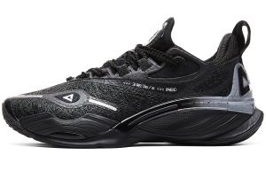 Баскетбольные кроссовки женские низкие полностью черные PEAK