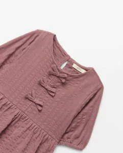 Платье текстура "пике" Sfera, темно-фиолетовый