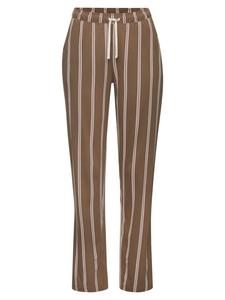 LASCANA Пижамные штаны в коричневую полоску