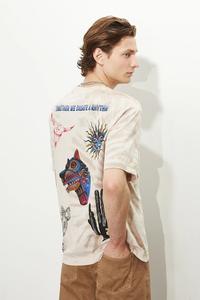 Хлопковая футболка Medicine, бежевый