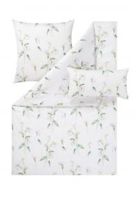 Постельное белье Estella Satin de Luxe калла зеленый 135х200 см+80х80 см+40х80 см