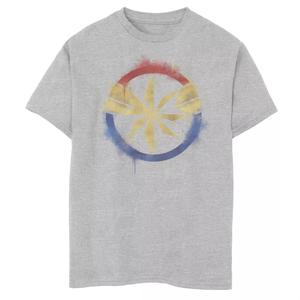 Футболка с графическим логотипом и логотипом Marvel Avengers Endgame для мальчиков 8–20 лет, спрей «Капитан Марвел» Marvel