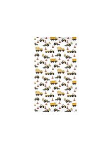 BrandMac Лист с изображением строительной техники белого цвета