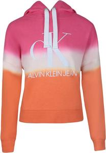 Женская толстовка с капюшоном и логотипом Calvin Klein Dip Dye, Multi