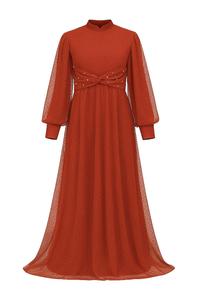 Вечернее платье MODAMIHRAM, темно-красный