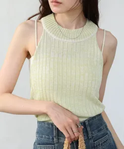 Американский вязаный топ