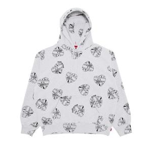 Толстовка Supreme Love Cash Hooded Sweatshirt, Ash Grey