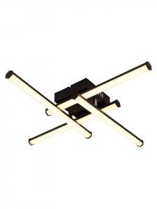 Globo lighting Потолочный светодиодный светильник "Кирина" черного цвета - (Ш)110 x (В)120 x (Г)6 см