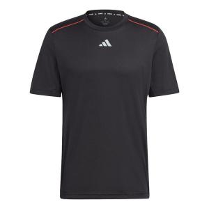 Футболка Adidas Workout Base Logo Tee 'Black Transparent', черный