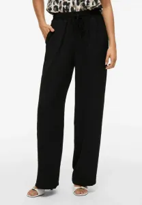Mit weitem bein pantaloni Vila, Black Beauty