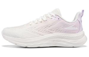 Дышащие легкие низкие беговые кроссовки женские белые фиолетовые 361°