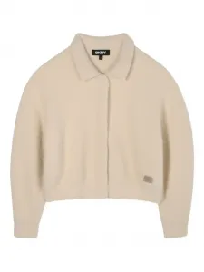 Укороченный кардиган Dkny Kids, нейтральный