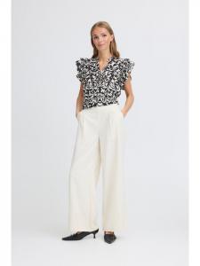 ICHI Повседневные брюки IHDOTTE цвета «Миндальное молоко»