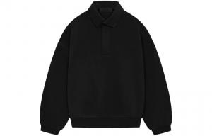 Свитшот-поло с логотипом Fear Of God Essentials, черный