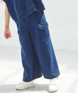 Широкие брюки-карго Comme Ca Ism, цвет Indigo