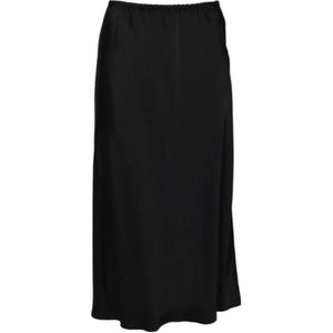 Сатиновая юбка миди JIL SANDER, черный