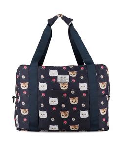 Двусторонняя складная сумка-бостон с принтом Zipnune (PJA-B845)