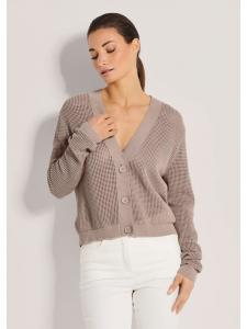 MADELEINE Короткий ажурный кардиган в берберском стиле