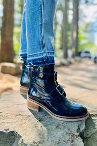 Женские ботинки Justina в синем цвете Eric michael