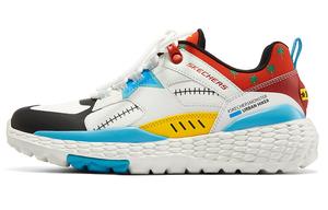 Кроссовки One Piece X Monster Lifestyle женские, средней высоты, белые/многоцветные Skechers