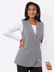 WITT WEIDEN Жилет для костюма, цвет каменный серый