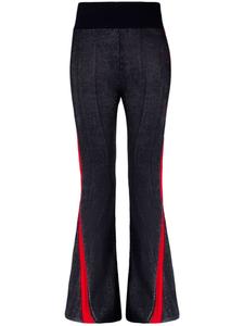 Леггинсы Perfect Moment Evie в рубчик, черный