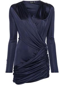 Платье мини асимметричного кроя Atlein, синий