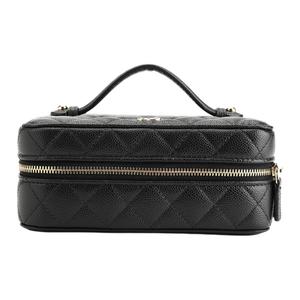 CHANEL Женская косметичка из коровьей кожи с личи