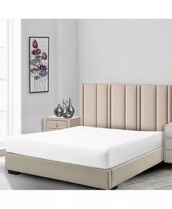 Низкопрофильная простыня (7–10 дюймов) из 100 % хлопкового сатина, производство США, королева Egyptian Linens, белый