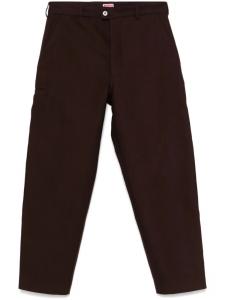 Kenzo зауженные брюки, коричневый