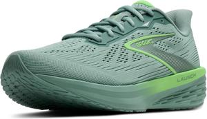 Мужские нейтральные беговые кроссовки Brooks Launch 12, зеленый/серый