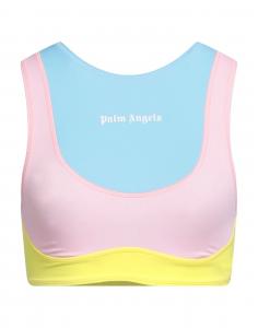 Спортивный топ Palm Angels, небесно-голубой