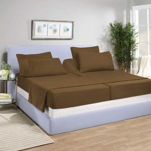 Комплект постельного белья White Elefant, коричневый